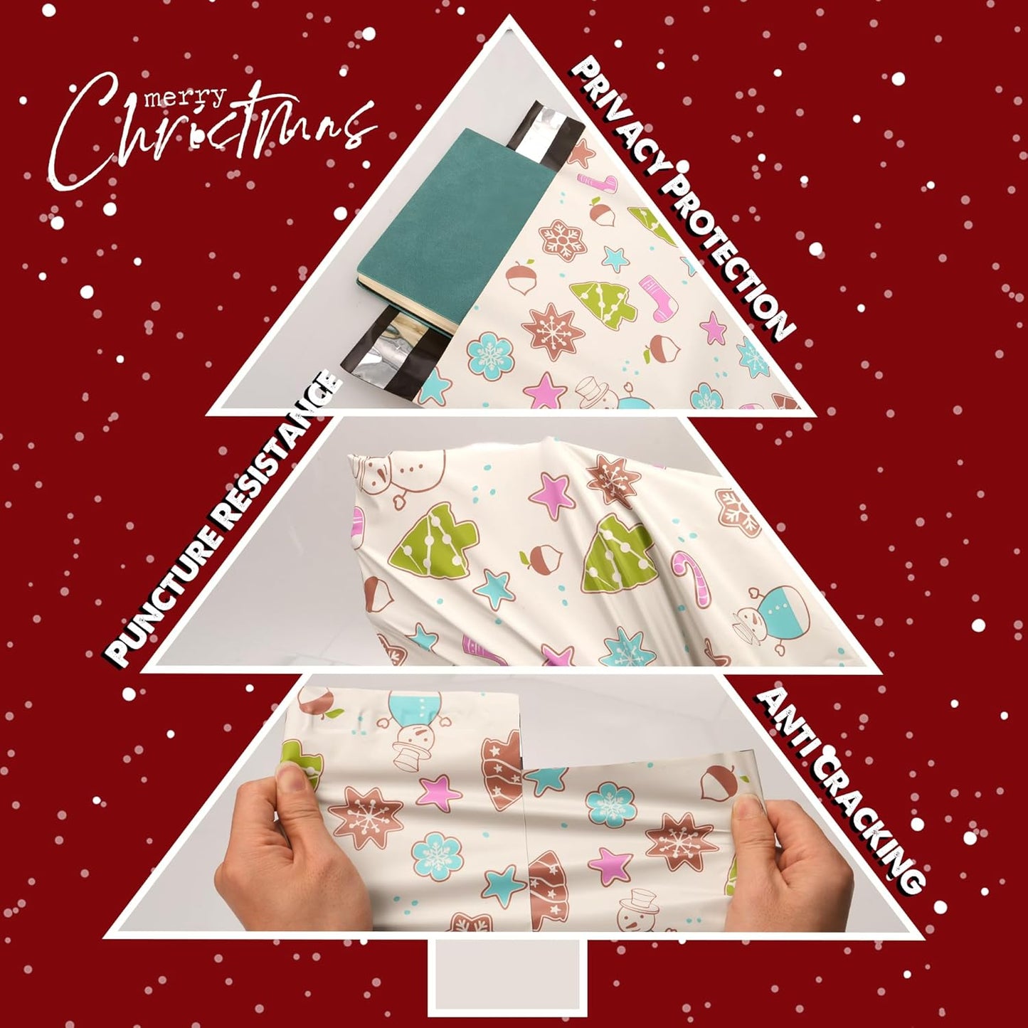 Christmas Elements Poly Mailers