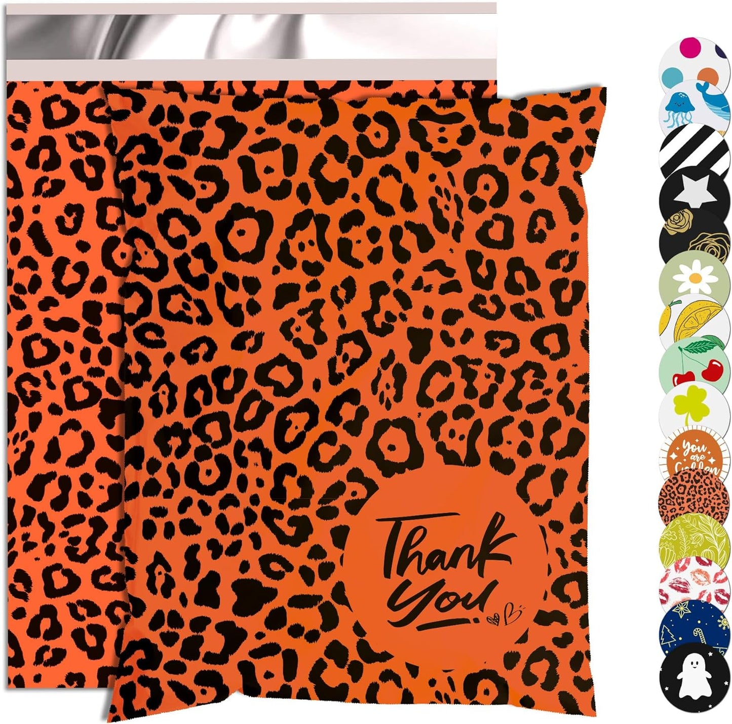 Leopard Poly Mailers