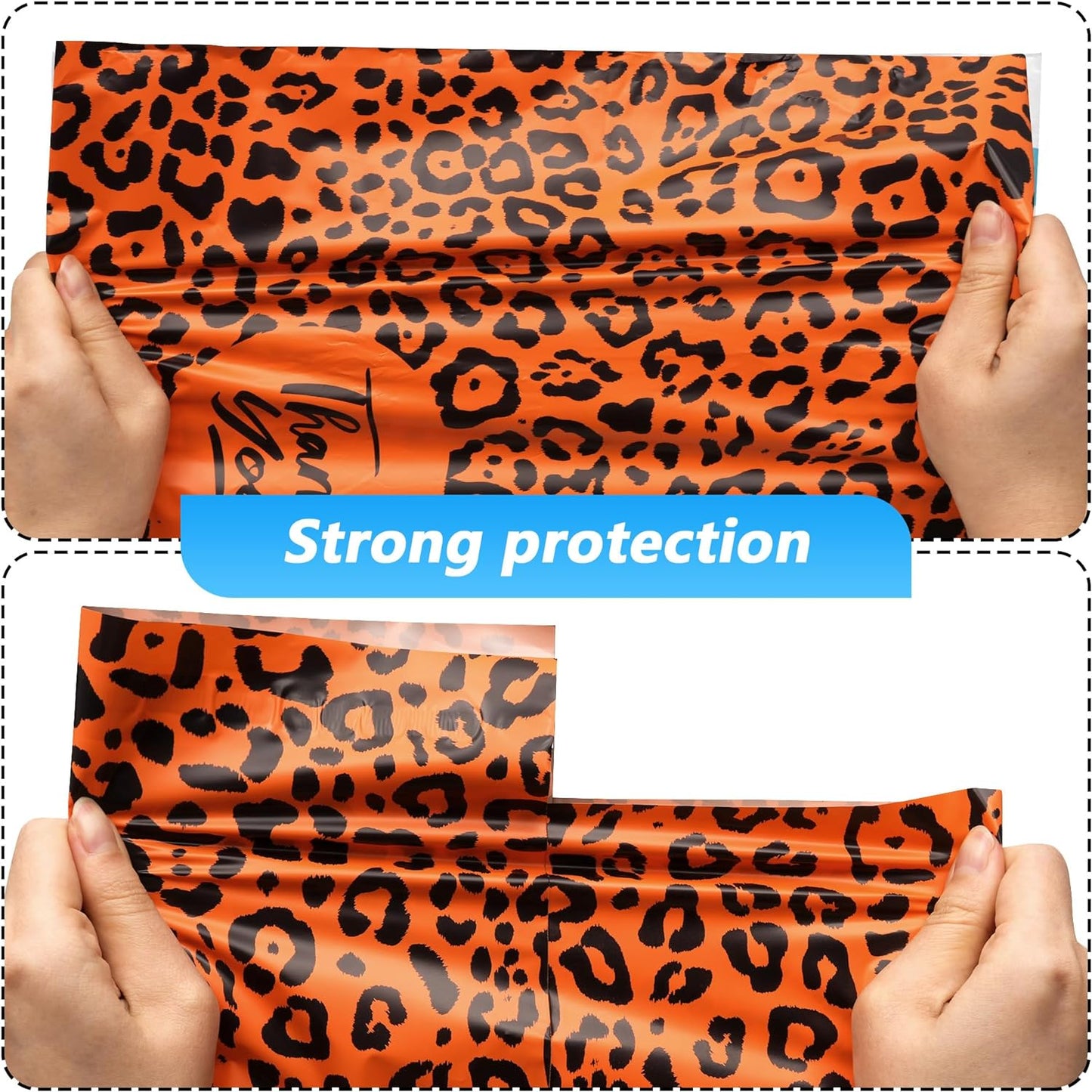 Leopard Poly Mailers