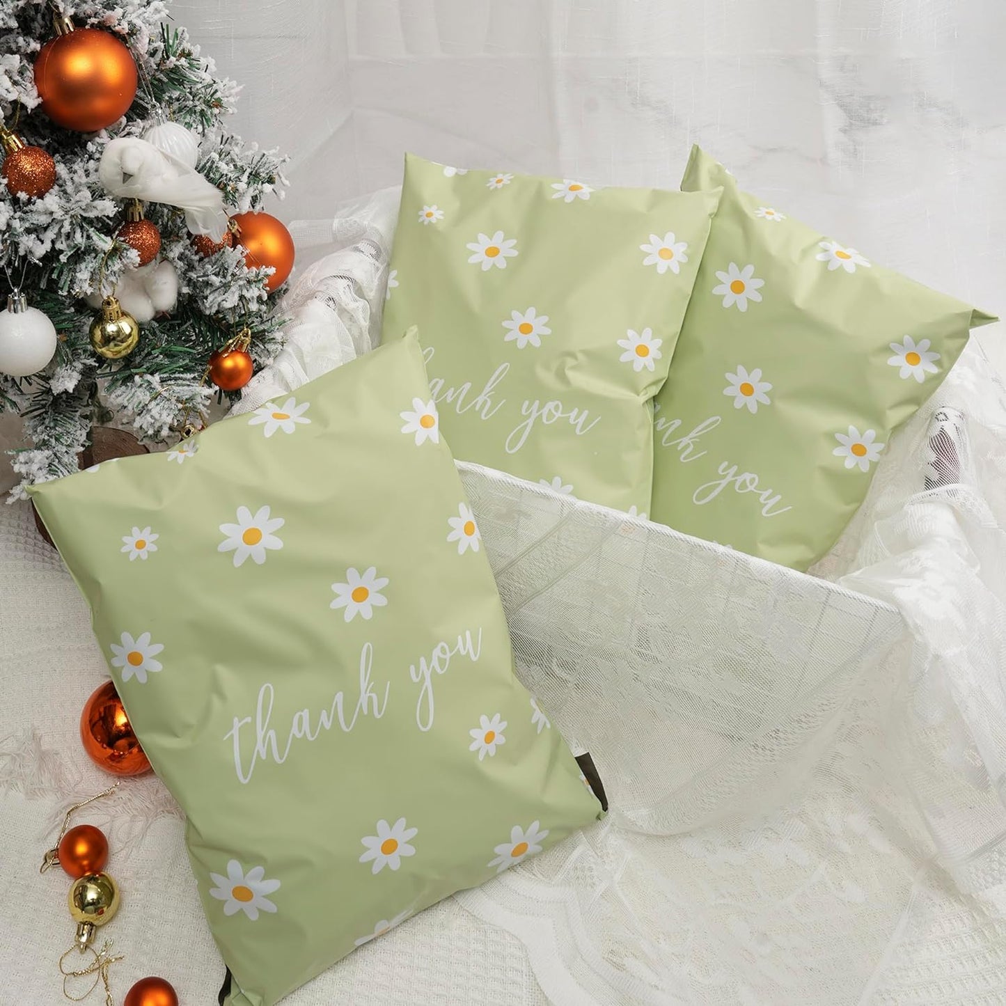 Chrysanthemum Poly Mailers