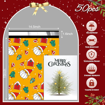 Santa Claus Poly Mailers