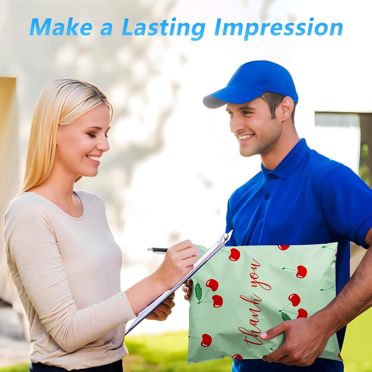 Cherry Poly Mailers