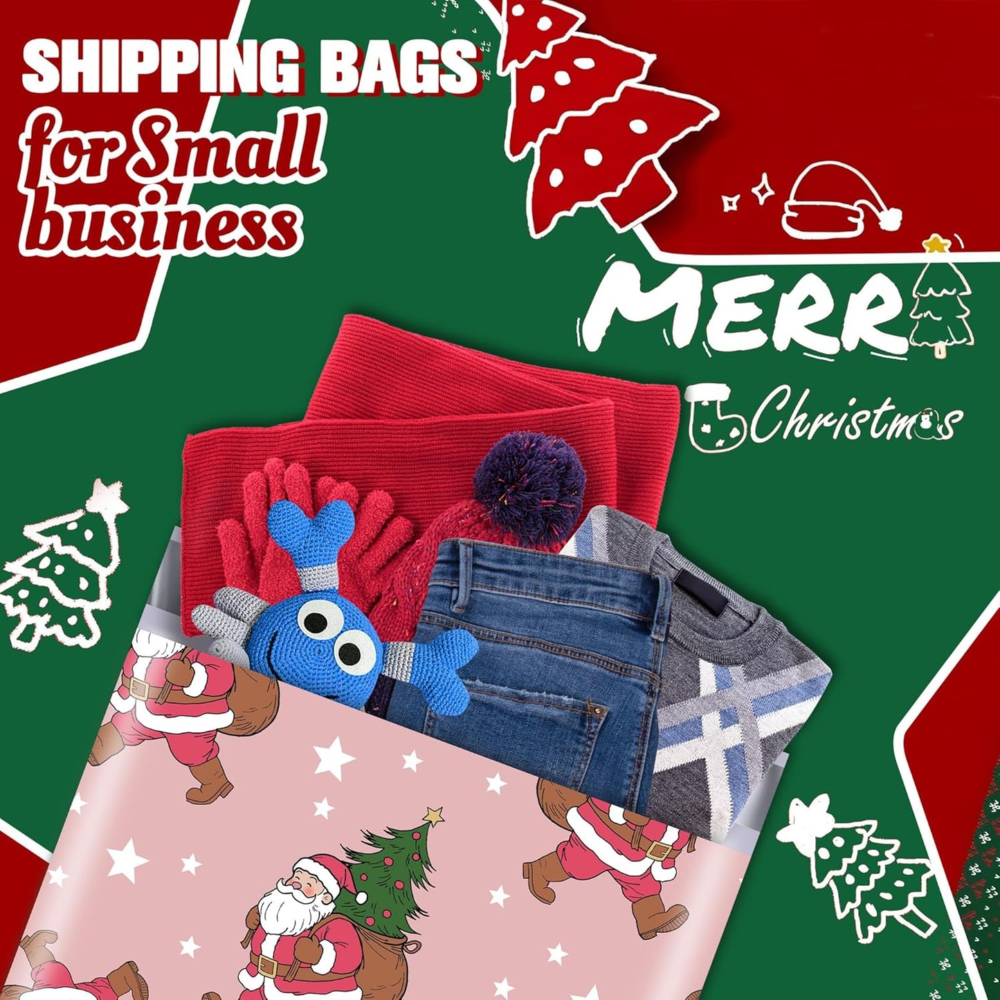 Santa Claus & Christmas Tree