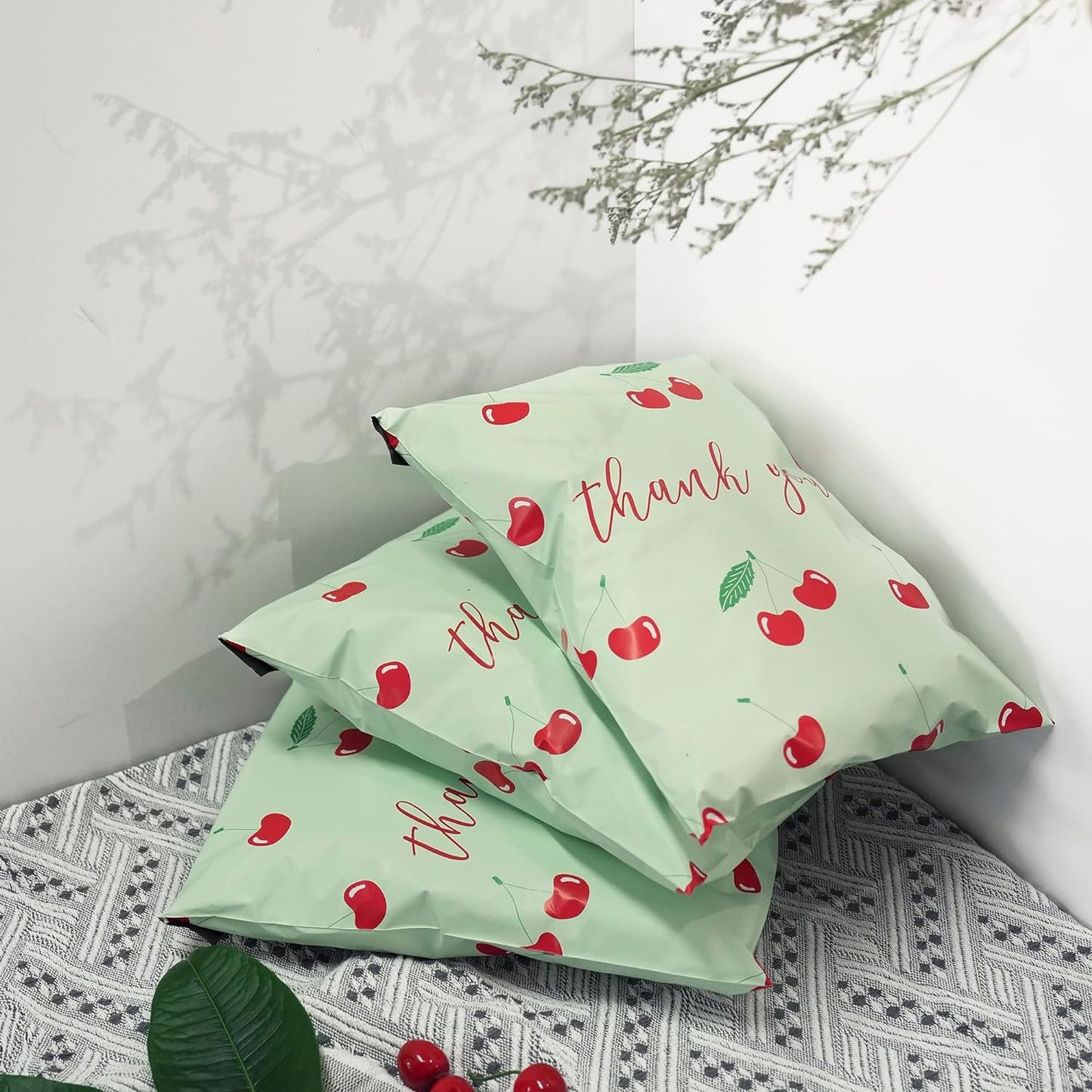 Cherry Poly Mailers