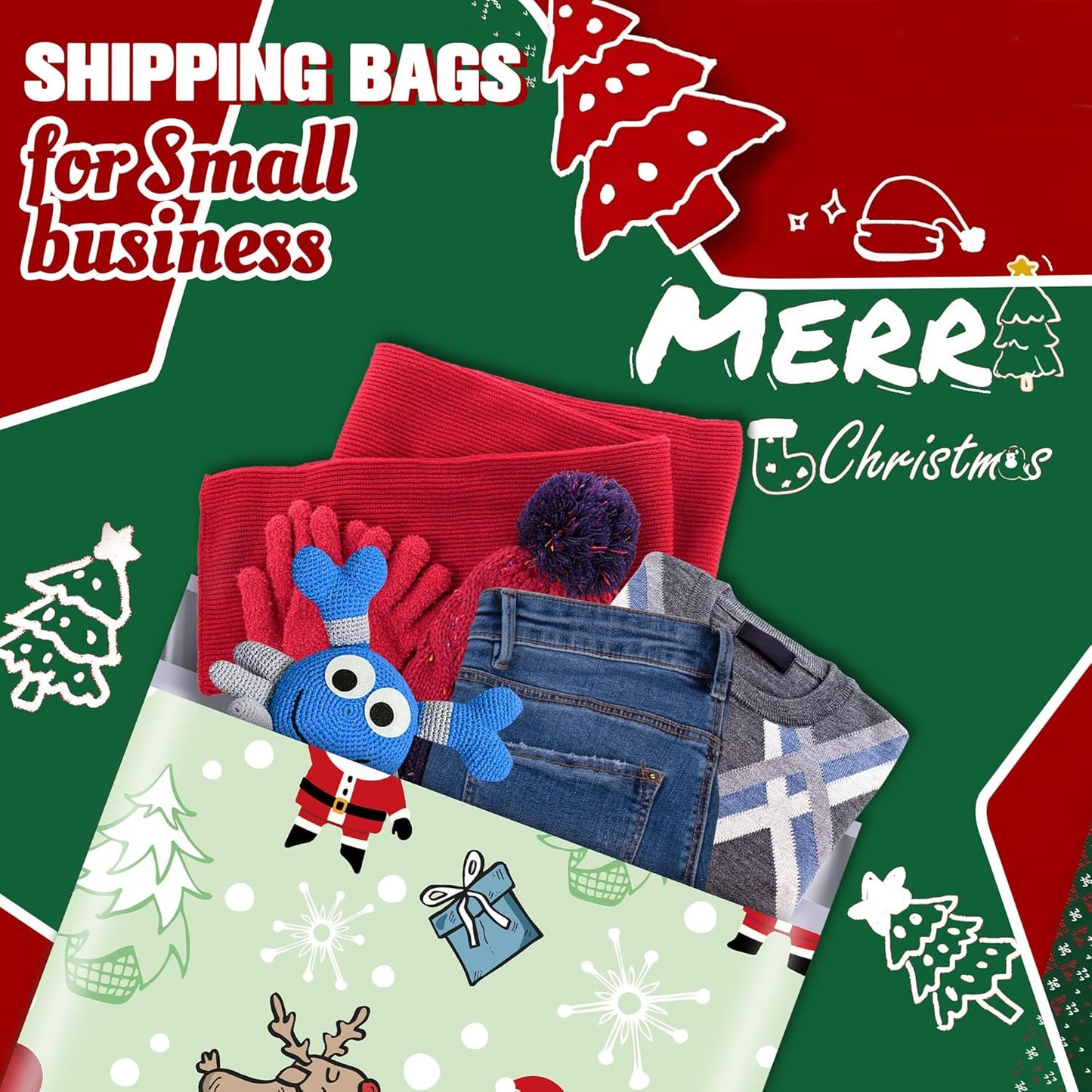 Christmas Green Reindeer