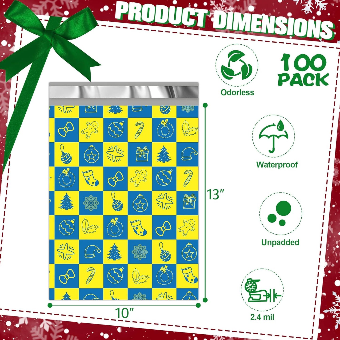 Christmas Checkerboard