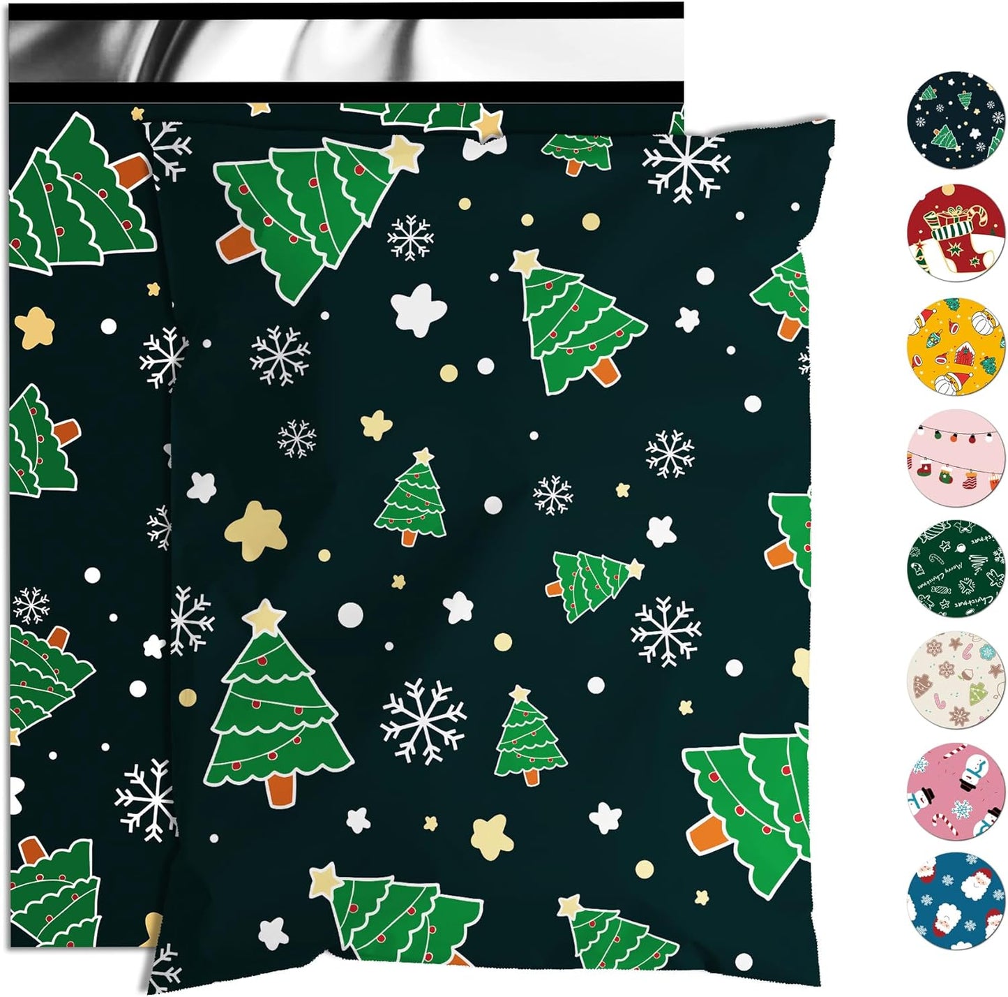 Christmas Tree Poly Mailers