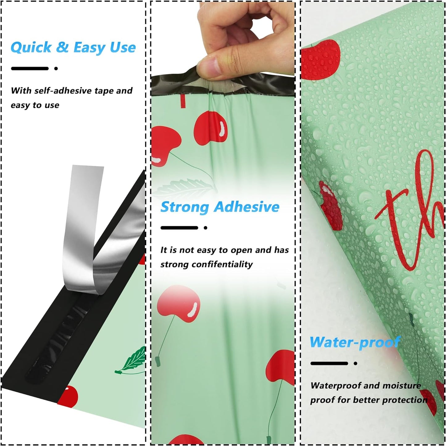 Cherry Poly Mailers