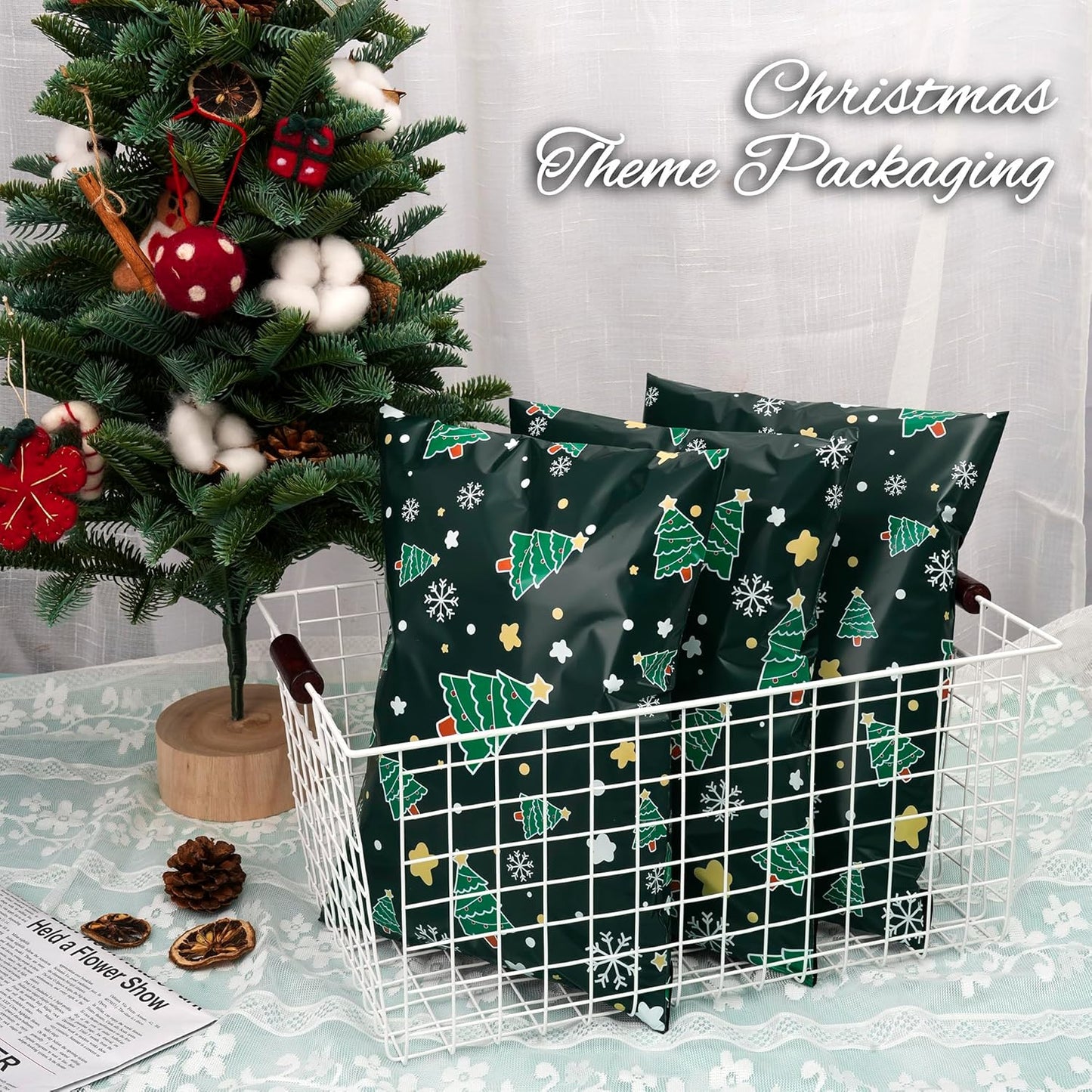 Christmas Tree Poly Mailers